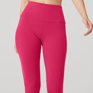 Alo Yoga Airbrush leggings Magenta Crush BNWT